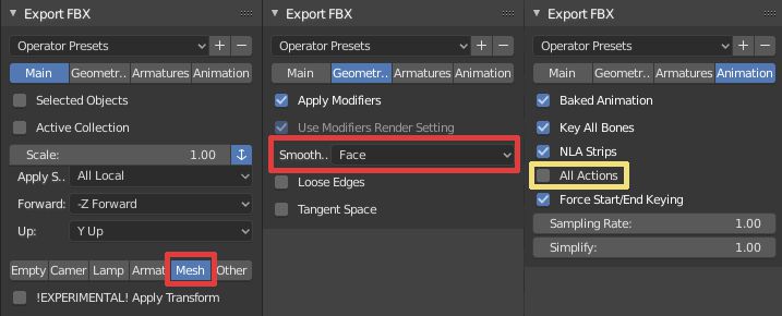How to create Blender shape key animations and import them in UE4 as morph  target animations